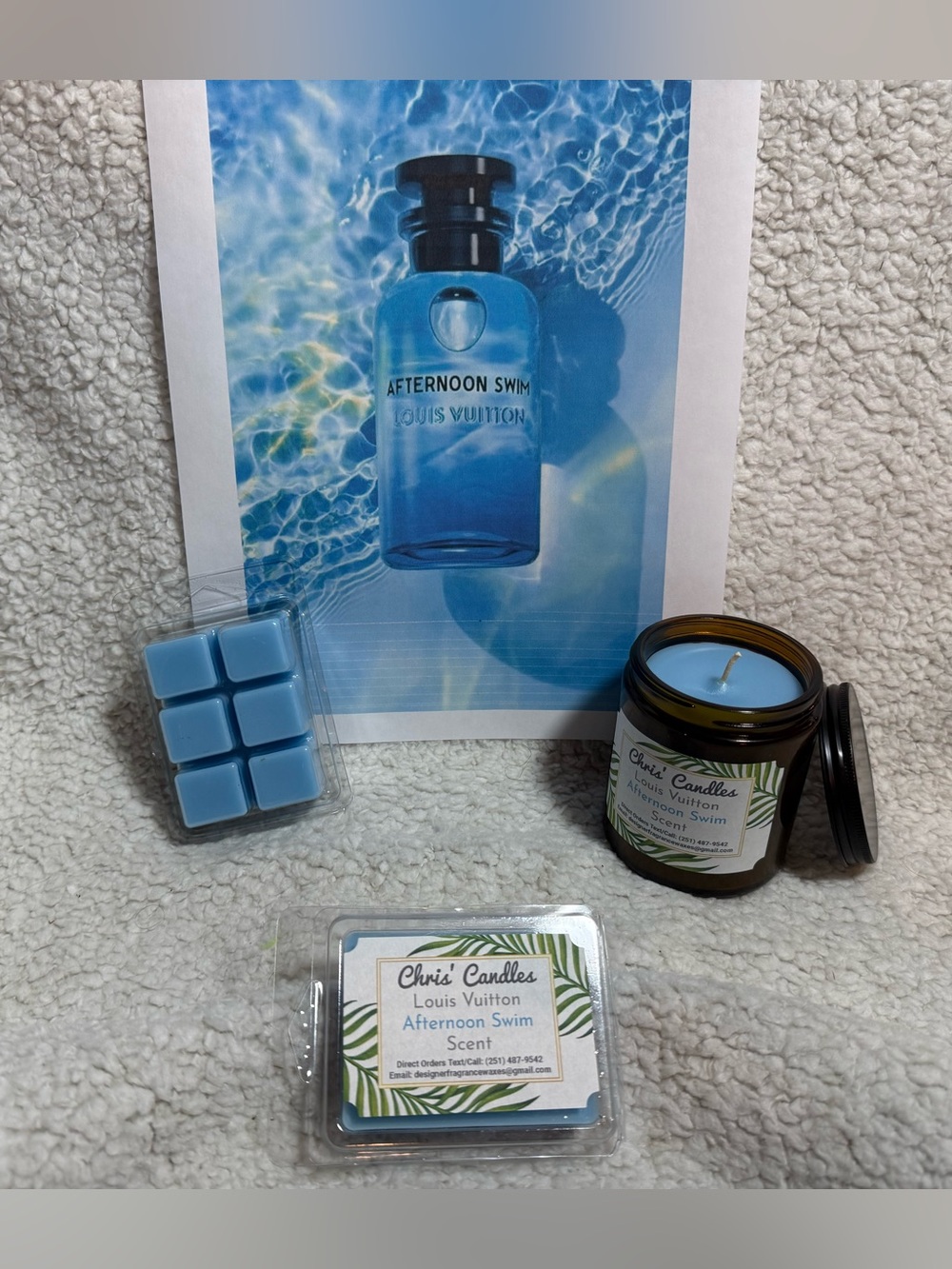 LV Afternoon Swim Scent Candle/Melts Bundle (type)